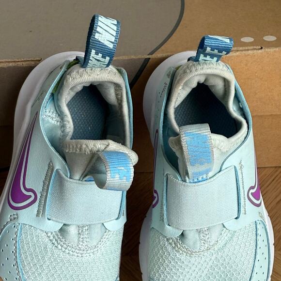 Nike Flex Runner Blue/Purple Toddler Sneakers - SZ 8 C - Picture 8 of 11